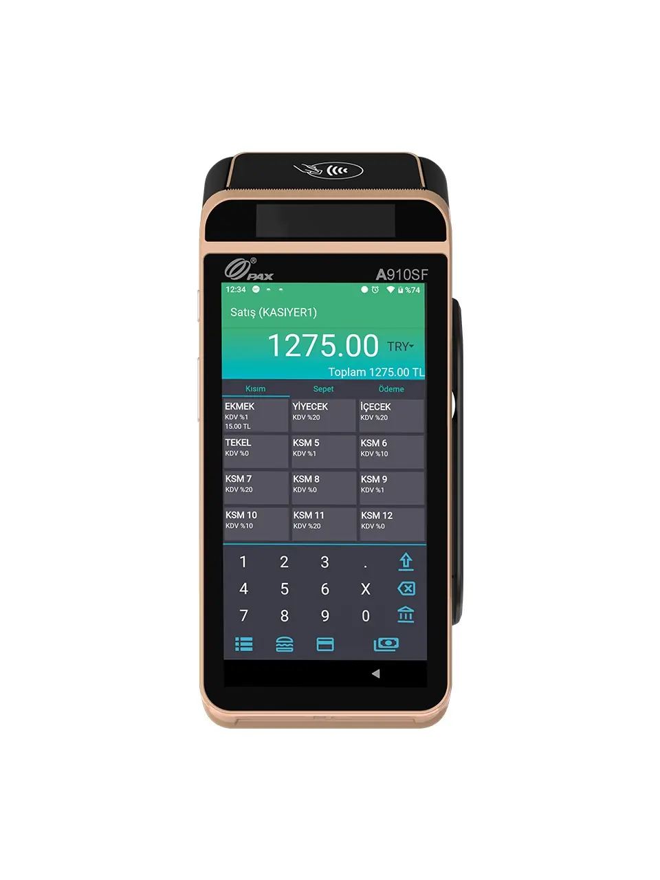 PAX A910SF ANDROİD YAZAR KASA POS
